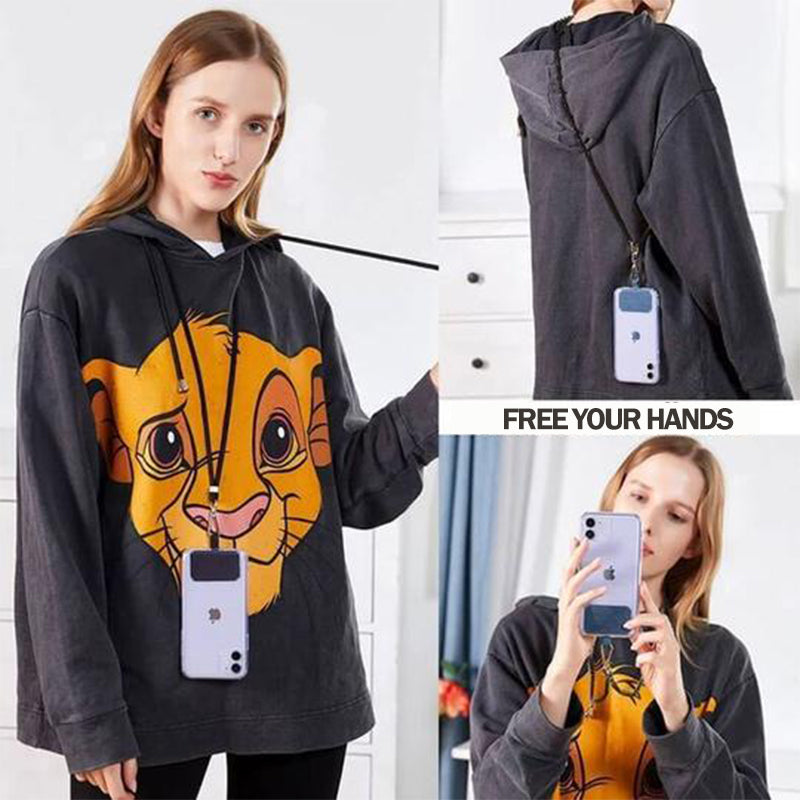 Mobile phone lanyard made of nylon