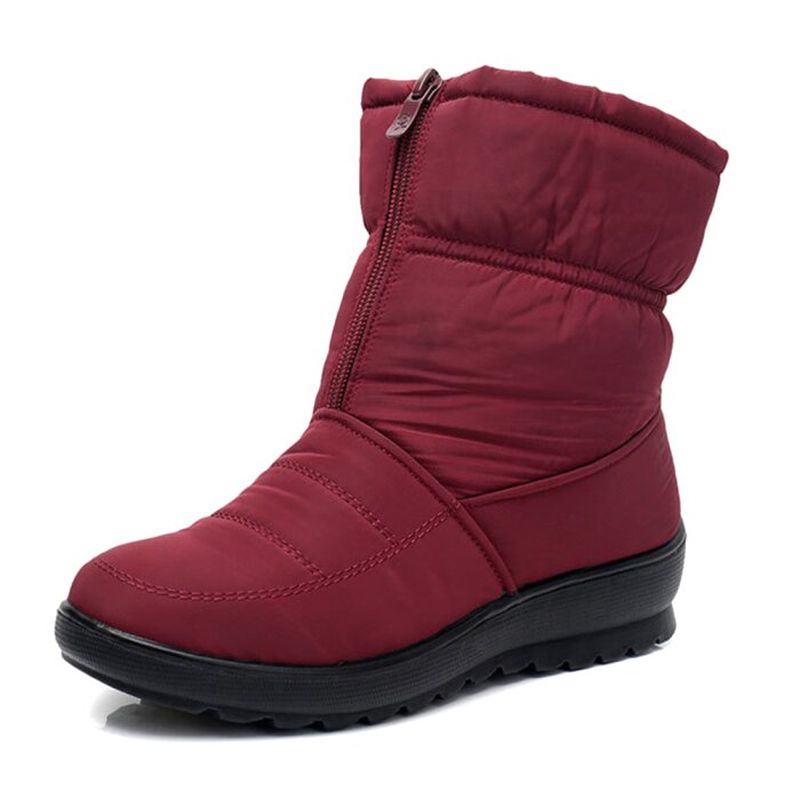 Women's snow ankle boots - winter warm