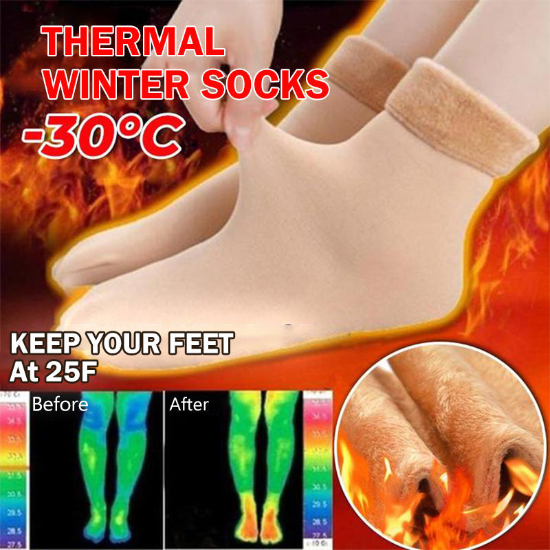 Super warm fluffy snow socks (3 pairs)