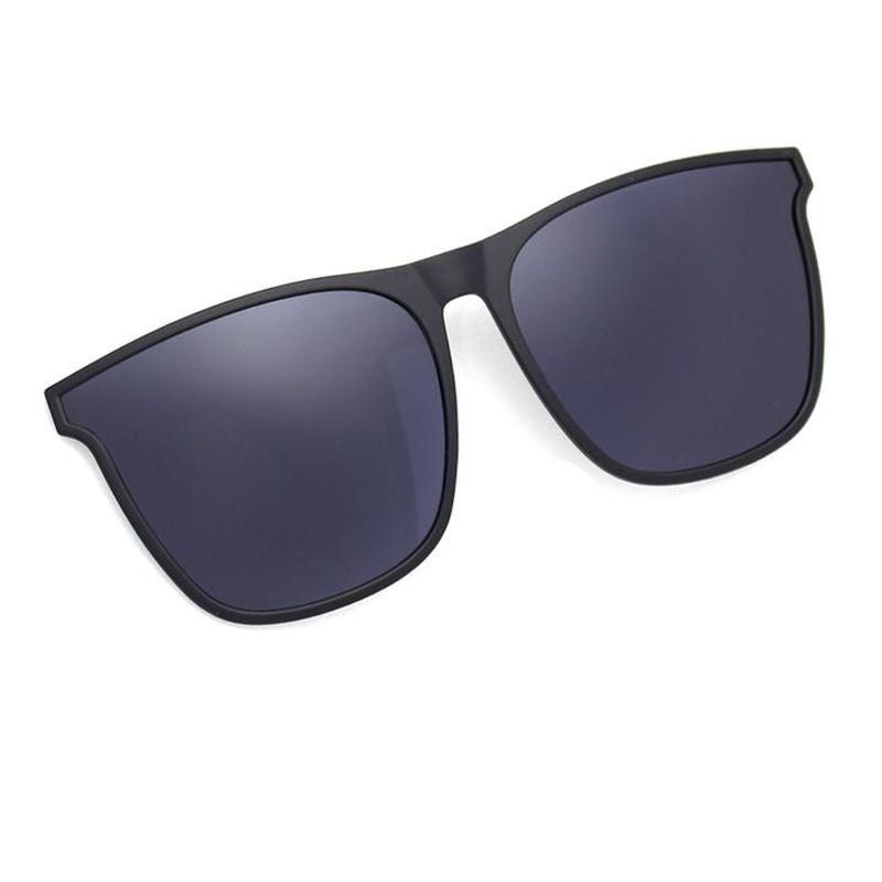 Polarized Clip-on Flip Up Metal Clip Sunglasses for Prescription Glasses