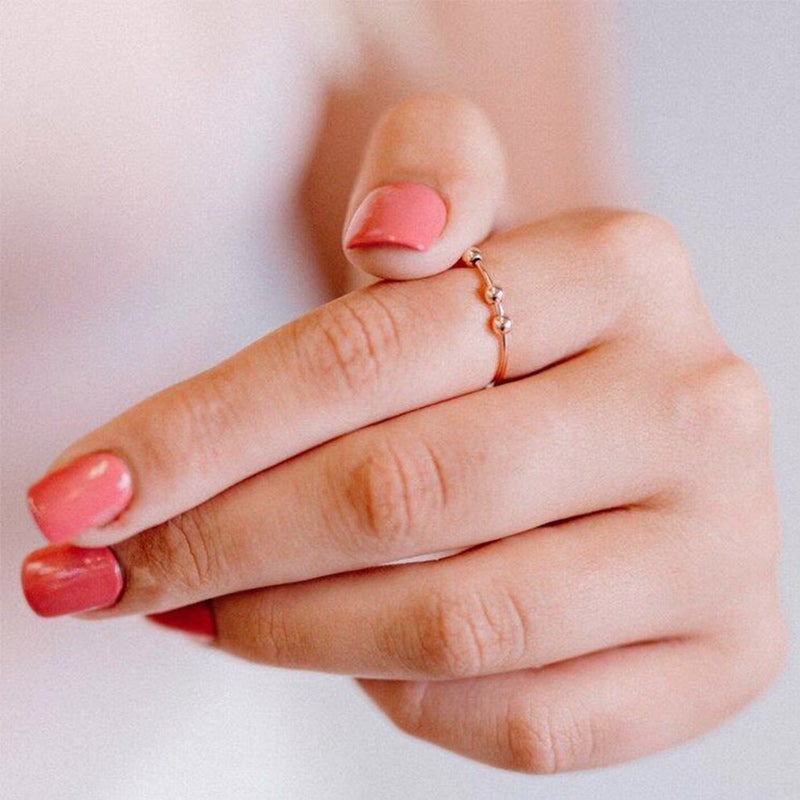 Stylish decompression ring