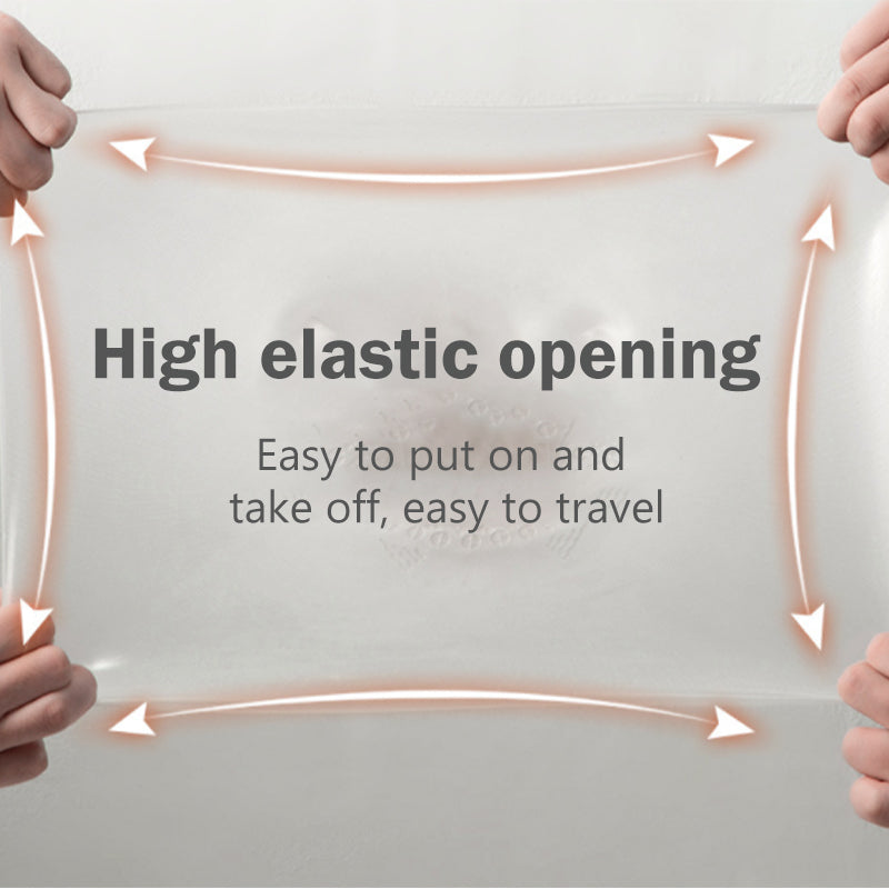 Rainy day non-slip mid-tube shoe cover