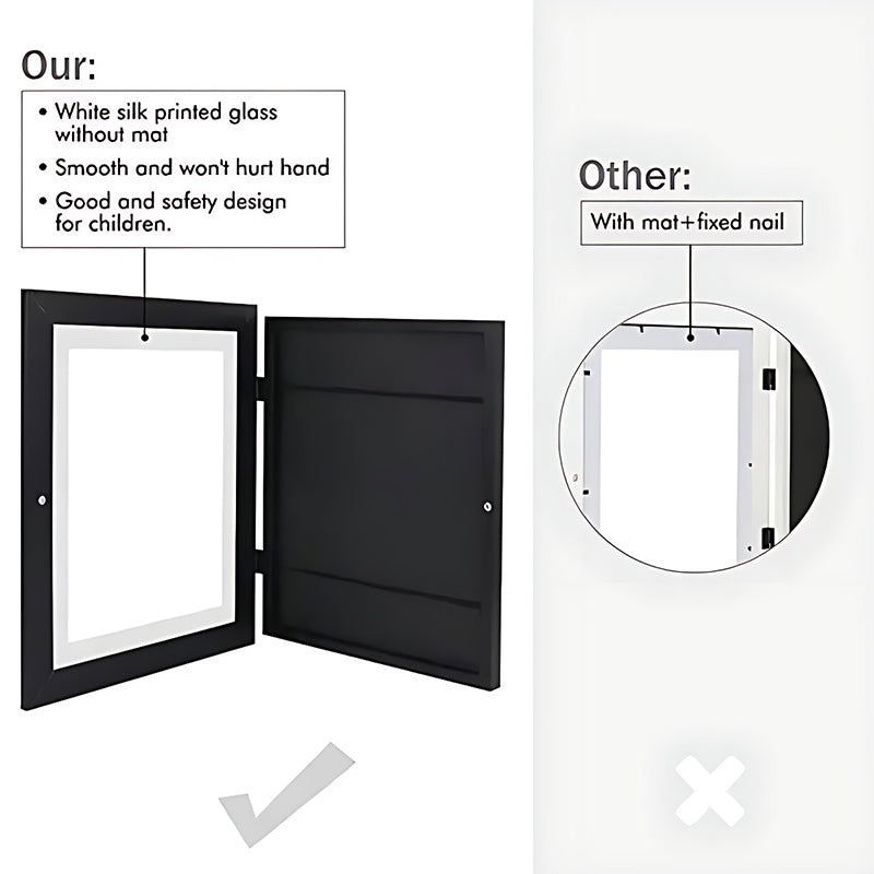 Transparent Glass Photo Frame