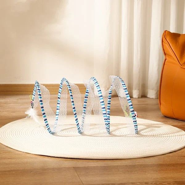 Foldable cat tunnel
