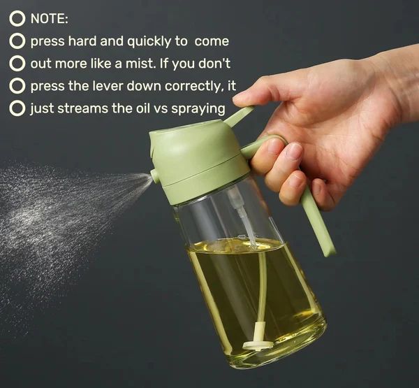 2 in 1 oil pouring bottle