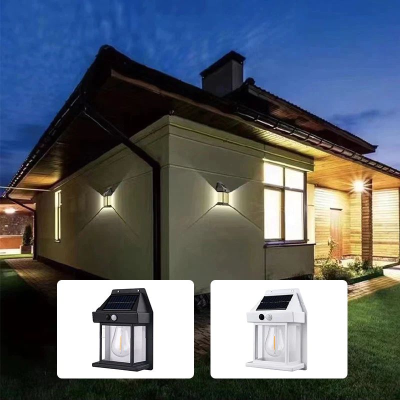 Outdoor Solar Tungsten Wall Light