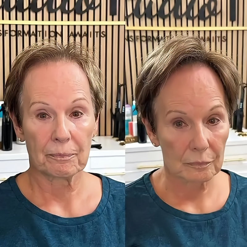 Heart-shaped bangs wig