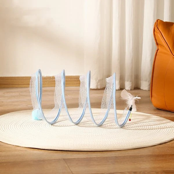 Foldable cat tunnel
