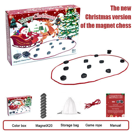 Two-Player Magnetic Chess Games