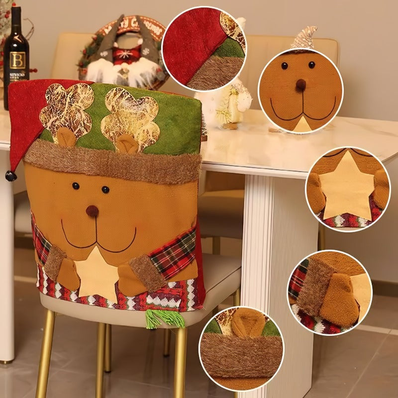 💥Cute Christmas themed chair covers🎄