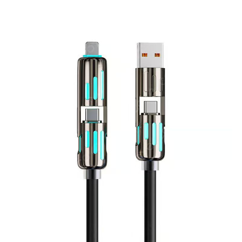 🔥4 in 1 USB Charging Cable MAX 240W Fast Charging🔥