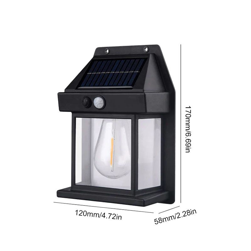 Outdoor Solar Tungsten Wall Light