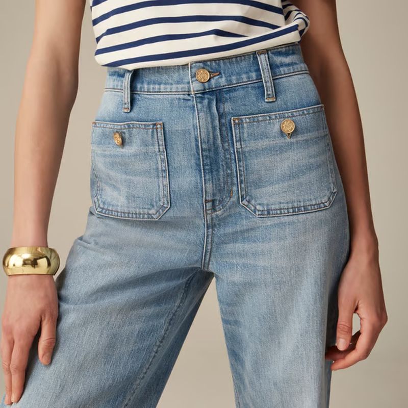 👖High waist wide leg loose pants