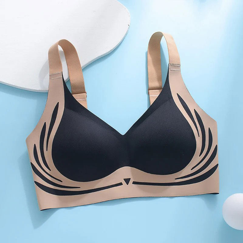 Super comfortable wire-free push-up bra