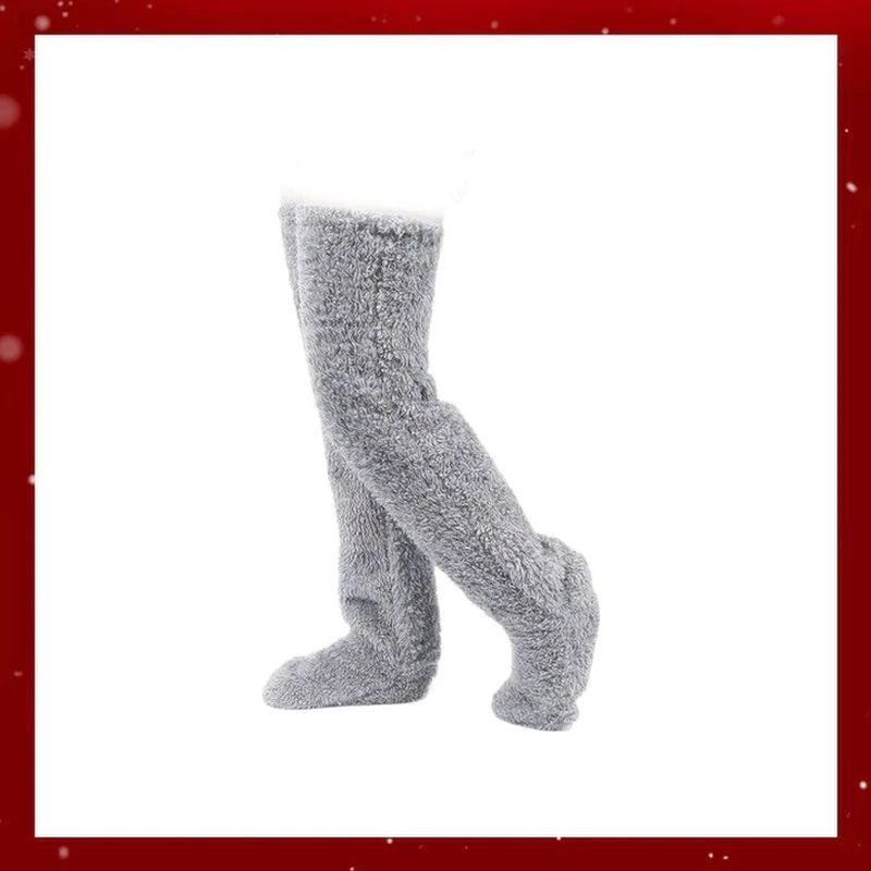 💕Velvety Fleece Knee Socks For Christmas❄️🎅