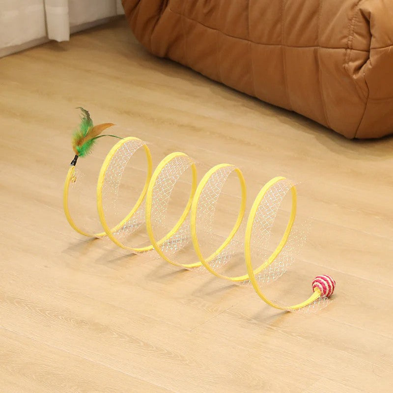 Foldable cat tunnel