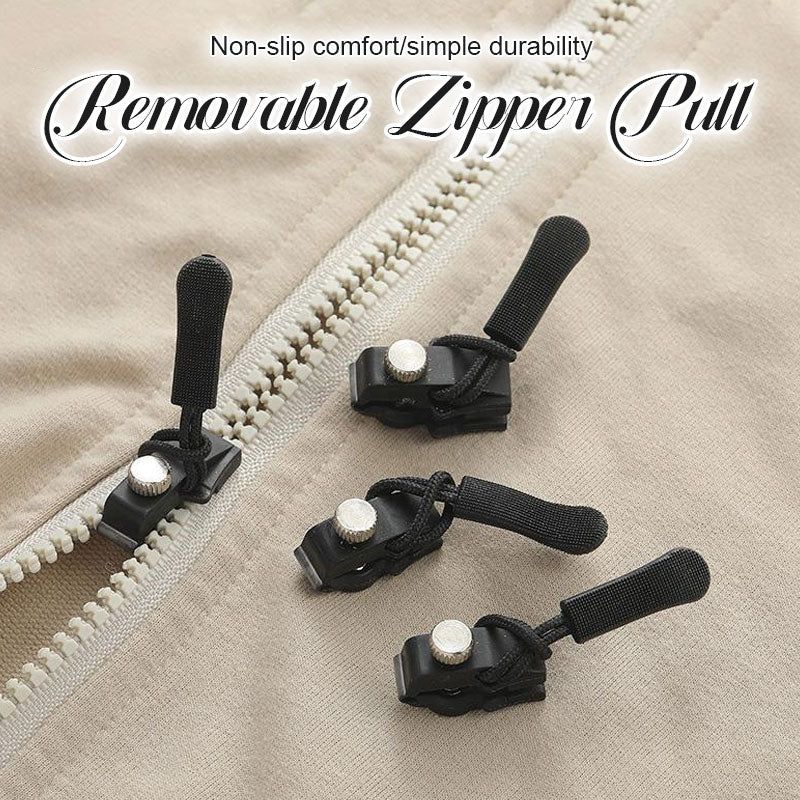 Removable zipper puller (pack of 6)