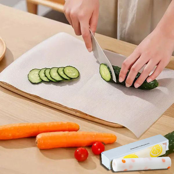 Disposable cutting board paper