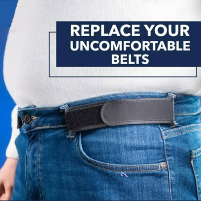 Portable buckleless belt