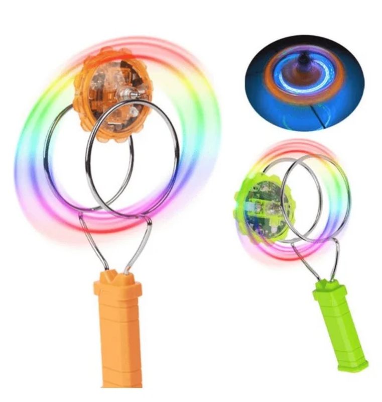 Creative LED Light Luminous Fidget Spinner Magnetic Gyro