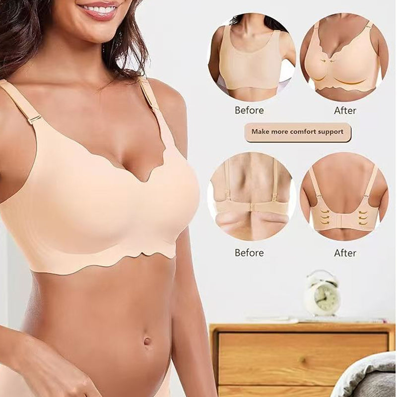 ✨ Plunge-V Push-Up Bra ✨ | Seamless, Wire-Free