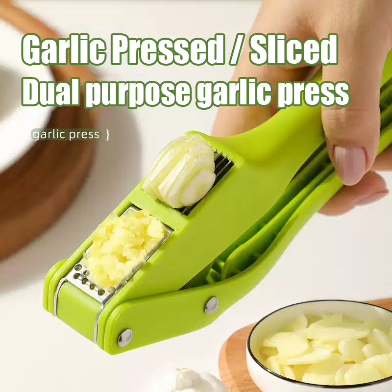 Portable garlic press