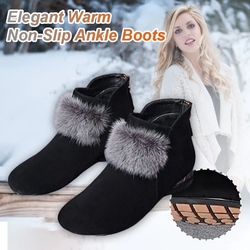 Women's Stylish Non-Slip Winter Ankle Boots