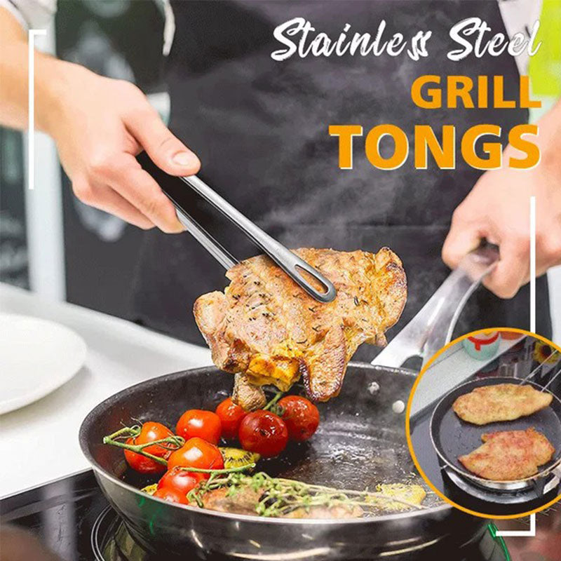 Stainless Steel Grill Tongs