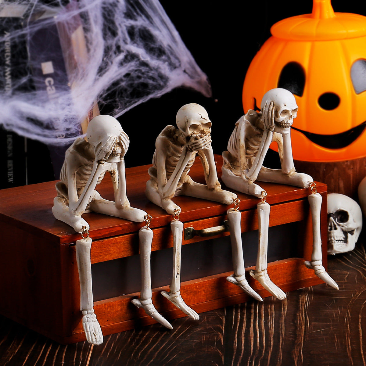 🔥Evil Halloween Skull Ornaments