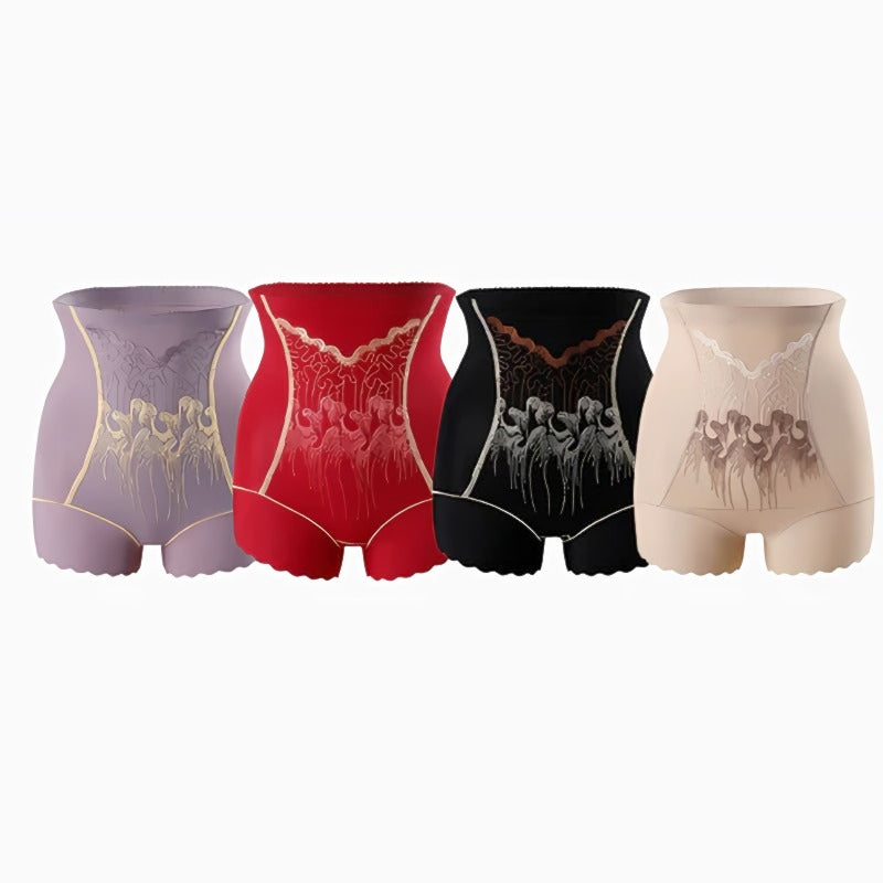 💃 Women's high-waisted tummy-controlling shorts