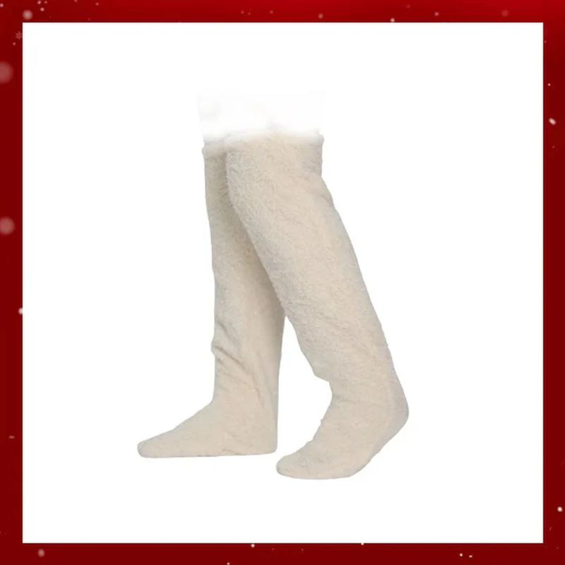 💕Velvety Fleece Knee Socks For Christmas❄️🎅