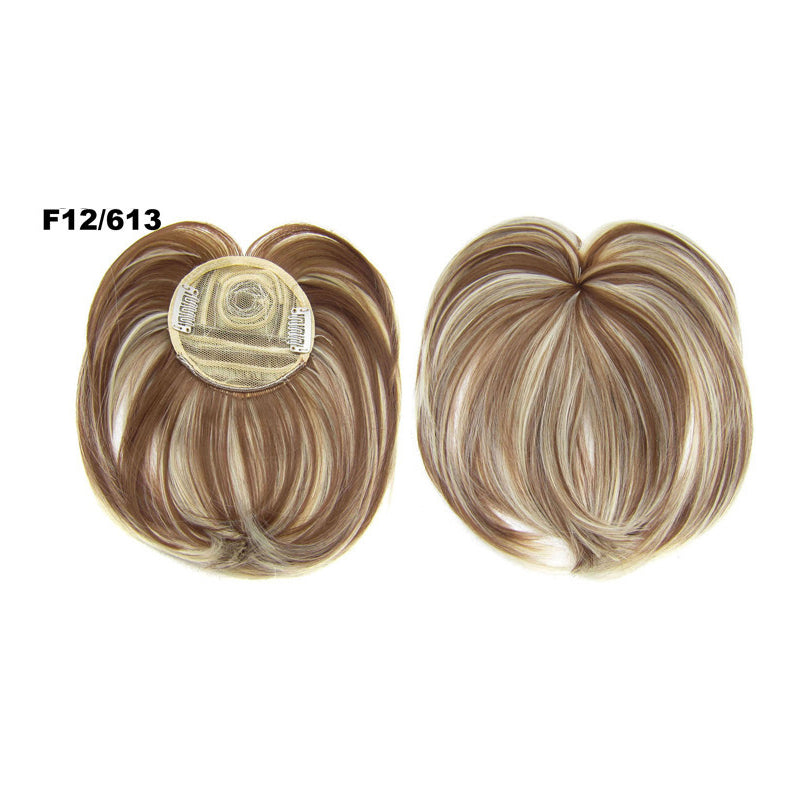 Heart-shaped bangs wig