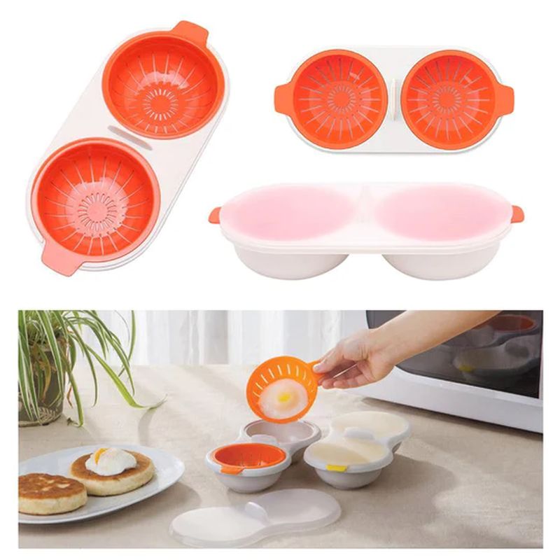 Portable microwave egg cooker