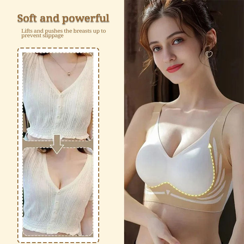 Super comfortable wire-free push-up bra