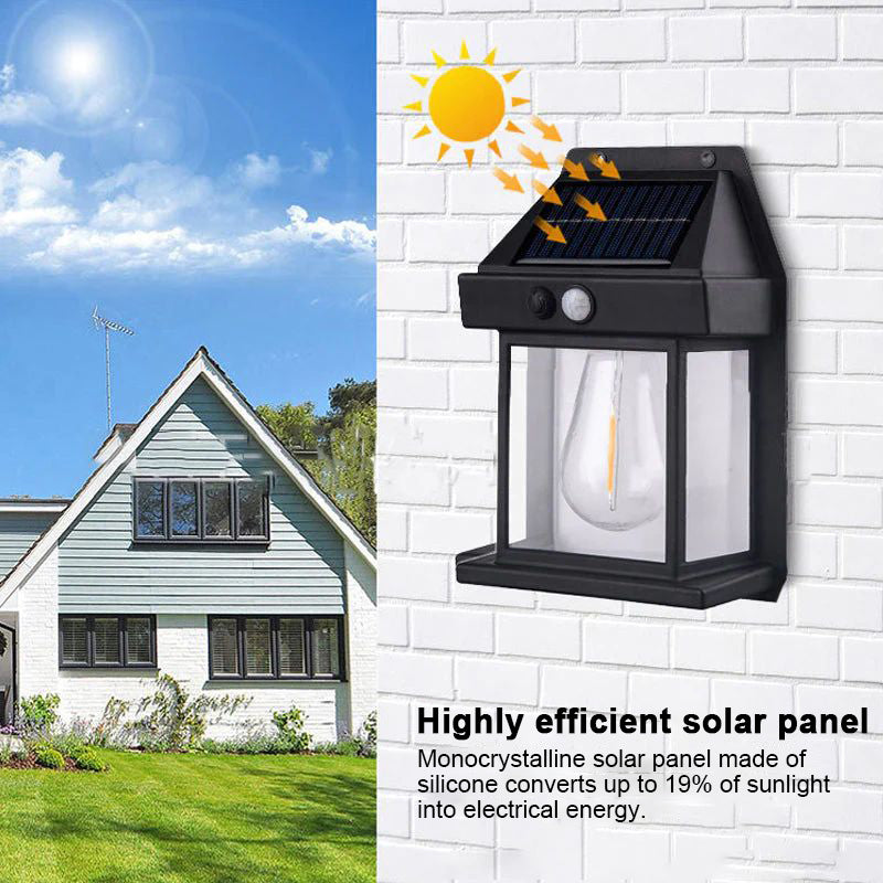 Outdoor Solar Tungsten Wall Light