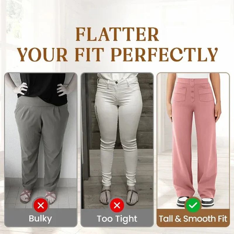 Women's Casual High Waist Stretch Pants