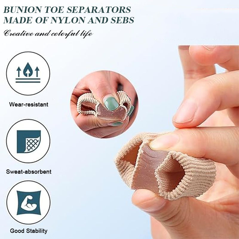 Toe separator for correcting hallux valgus