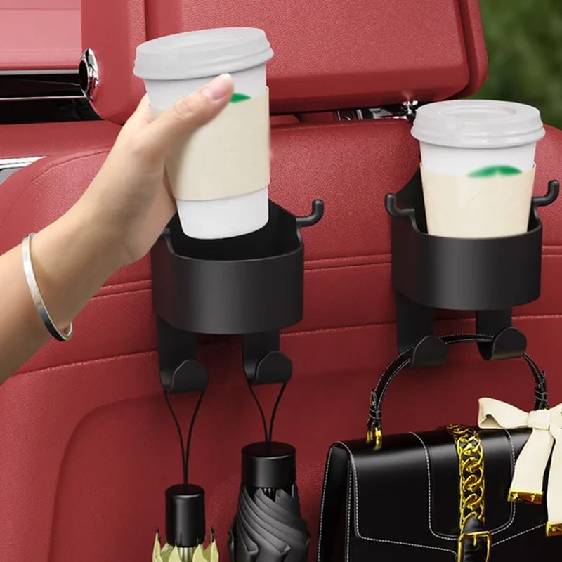 Car hook cup holder