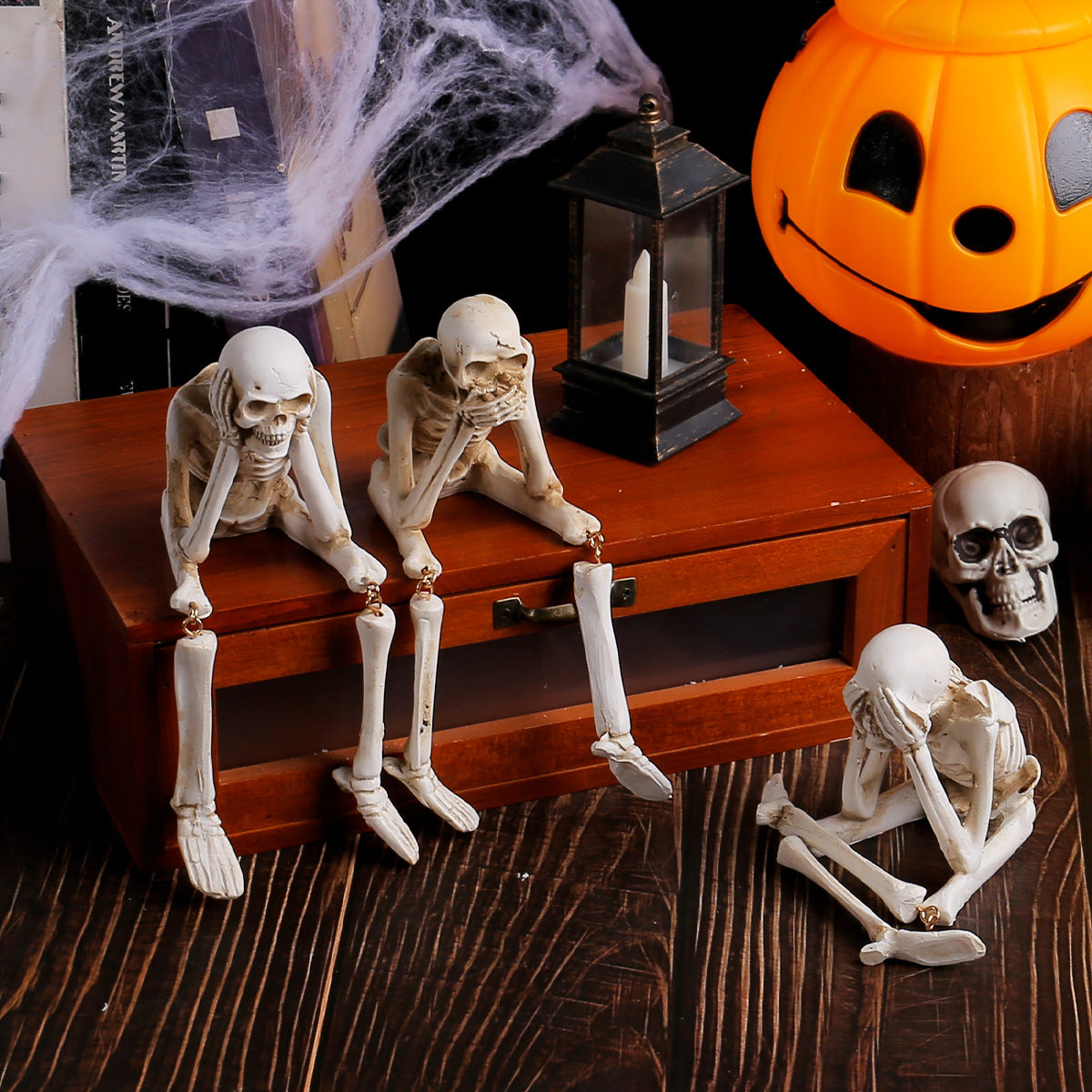 🔥Evil Halloween Skull Ornaments