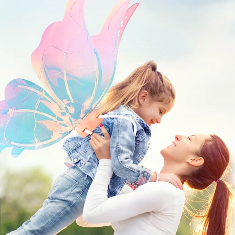 Electric waving fairy wings