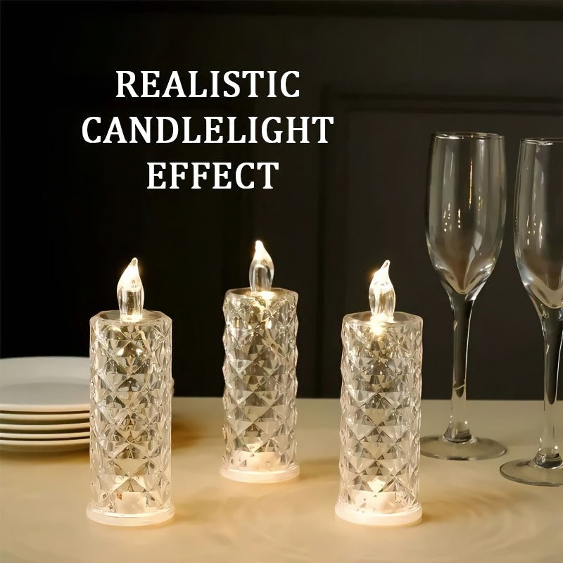 ✨ Crystal Rose Candle Holder - Romantic charm without being messy