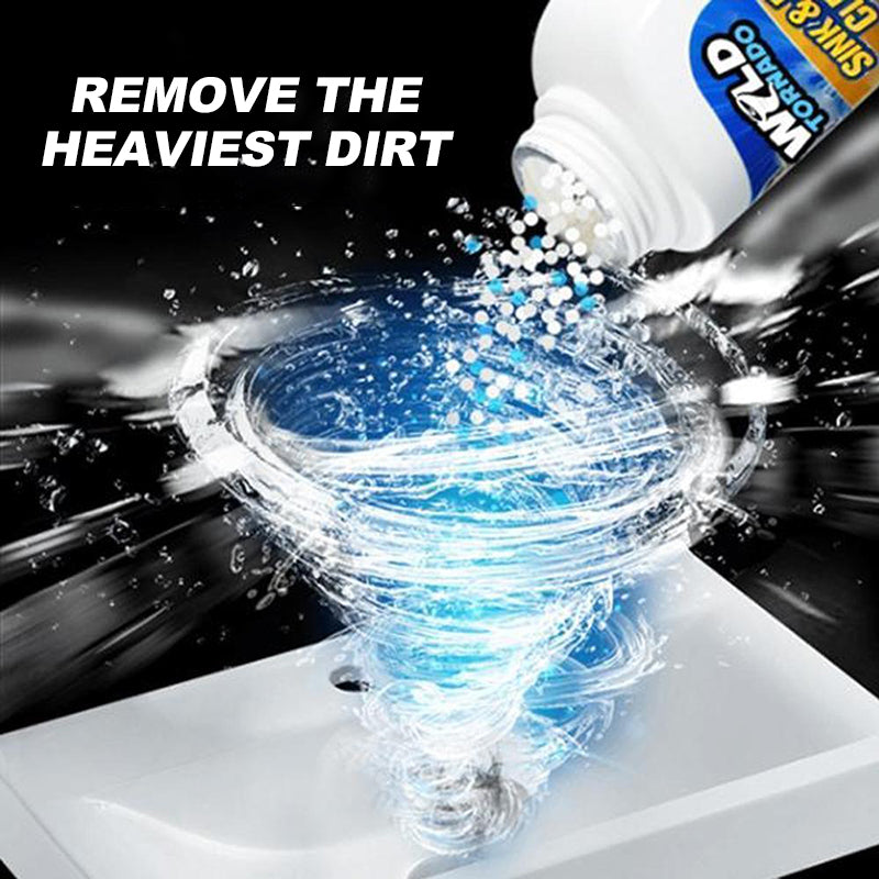 Powerful sink and drain cleaner