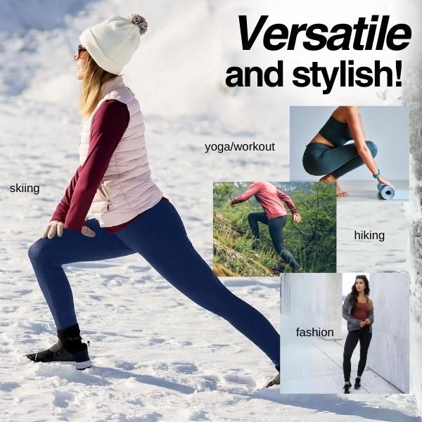 Winter leggings in thermal fabric