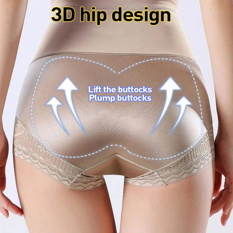 High waist lace tummy control panties