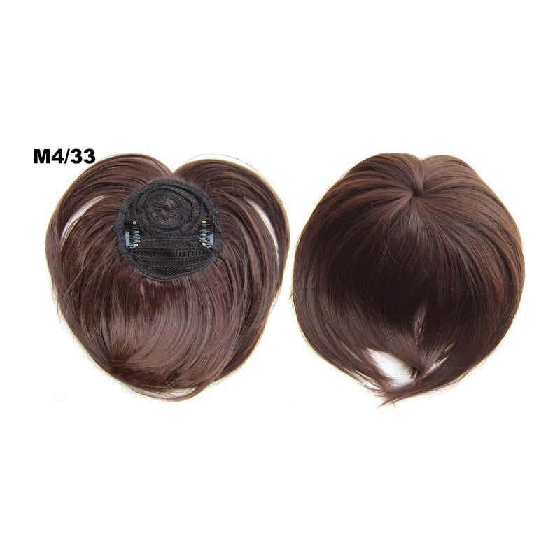 Heart-shaped bangs wig