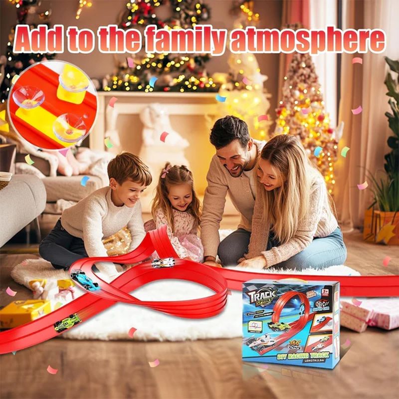 DIY Flexible Race Track Toy Set
