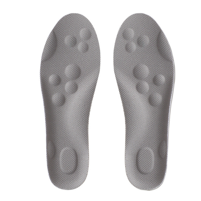 High-elastic shock-absorbing casual insoles