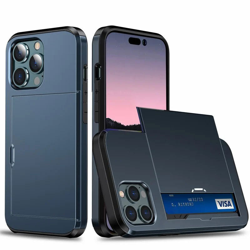 Mobile phone case with card slot