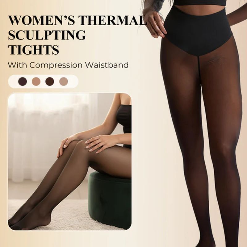 ❄️Warm and slimming single-seam shaping leggings💕