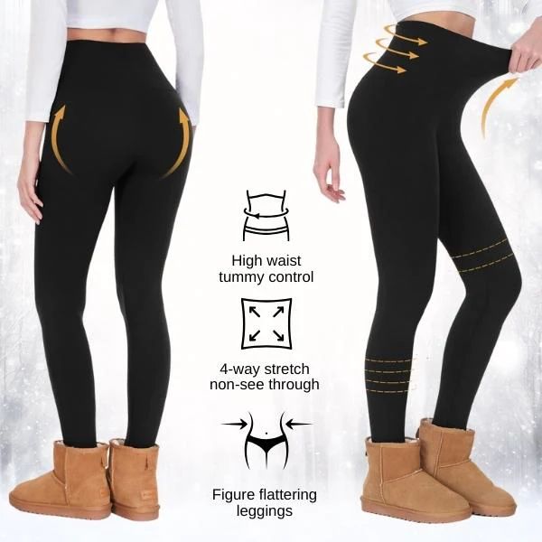 Winter leggings in thermal fabric